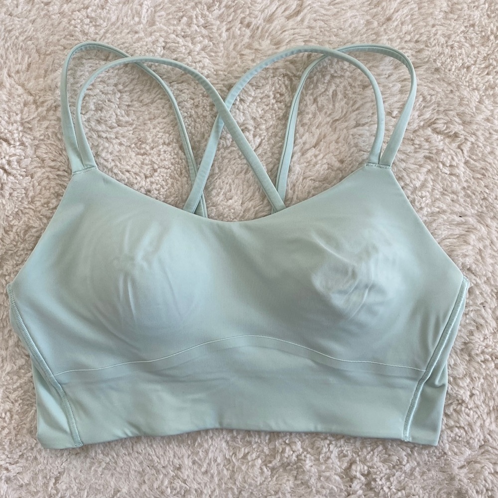❤️ Like a Cloud Longline Bra Light Support, B/C Cup Mint Size 8 NWOT